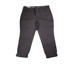 Eddie Bauer Womens Pants Boyfriend Legend Wash Stretch Slim Leg Size 16 NWT